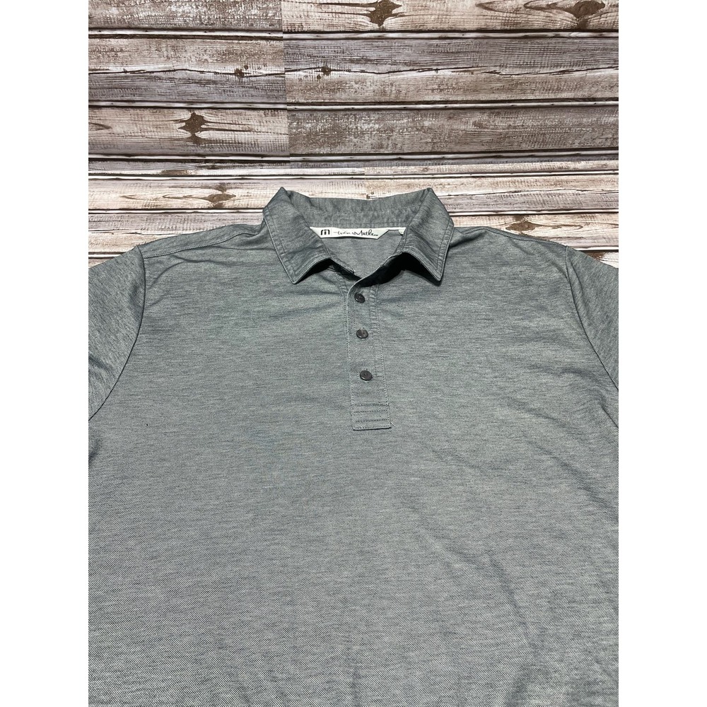Travis Mathew Golf Polo Gray Size‎ Large EUC!